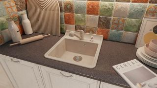 Кухонная мойка Florentina Сицилия бежевый